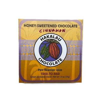 Chocolate Bar, Hakalau Chocolate, Cinnamon (1.9 Oz.)