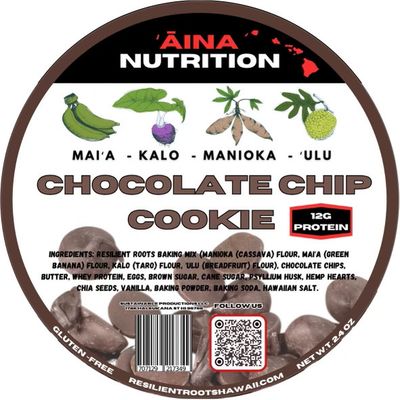 Cookies, Resilient Roots, Chocolate Chip Protein Cookie