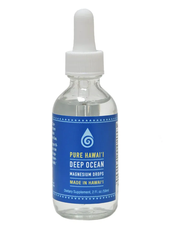 Magnesium, Sea Salts Of Hawaiʻi, Magnesium Drops (3.5 Oz.)