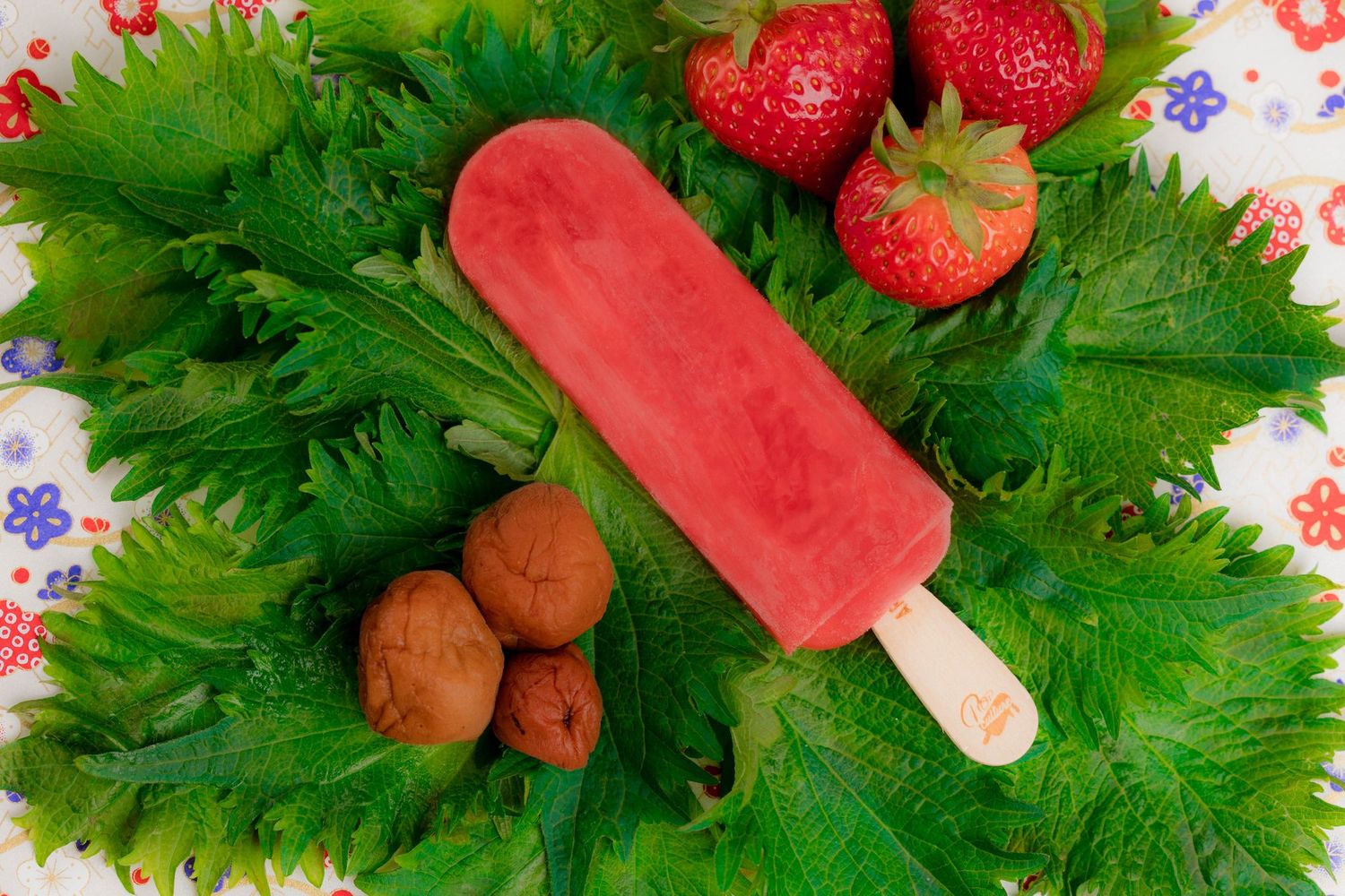 Ice Pop, Pop Culture Artisan Pops, Ume Shiso Strawberry