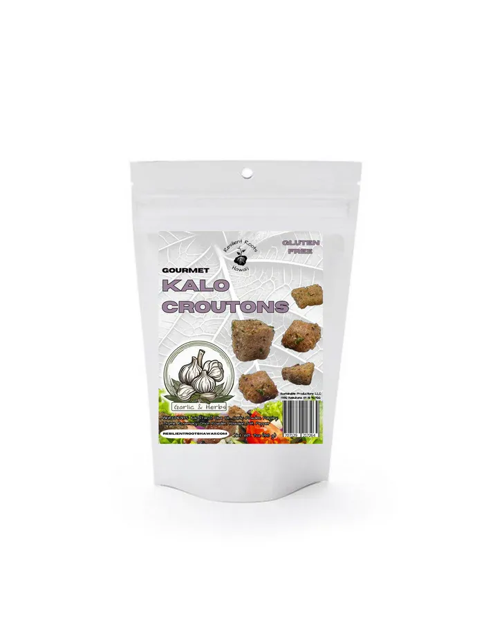 Resilient Roots, Kalo Croutons - Garlic &amp; Herb (5 Oz.)