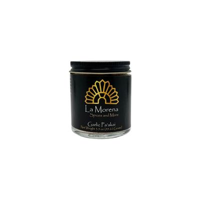 Seasoning, La Morena, Garlic Paʻakai (3.5 Oz.)