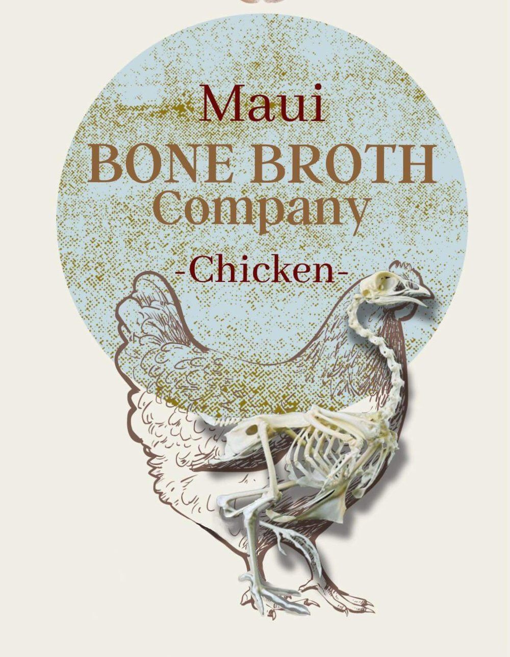 Bone Broth, Maui Bone Broth, Chicken (28 Oz.)