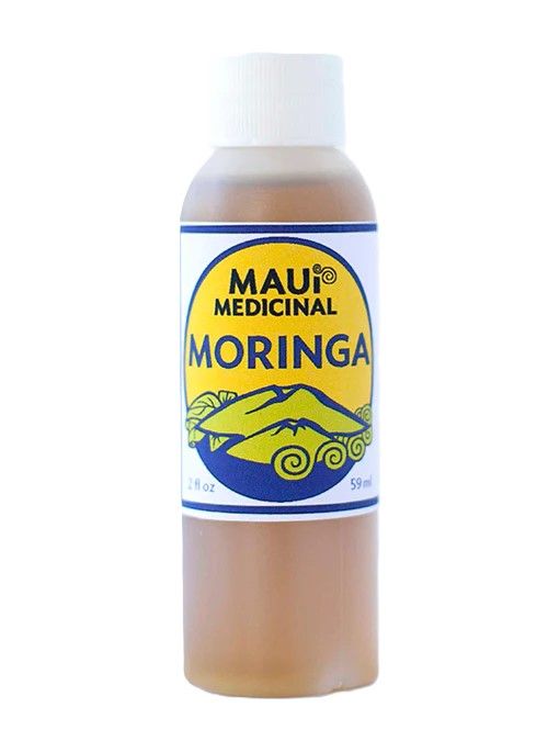 Body Oil, Maui Medicinal Herbs, Moringa Oil (2 Oz.)