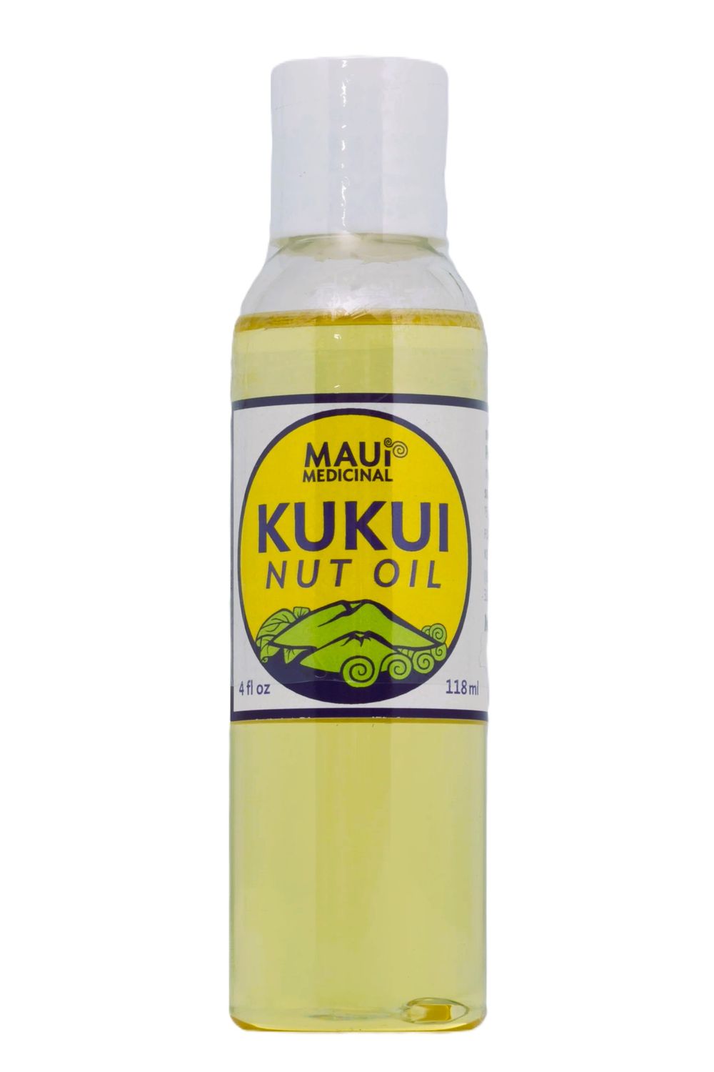 Body Oil, Maui Medicinal Herbs, Kukui Nut Oil (4 Oz.)