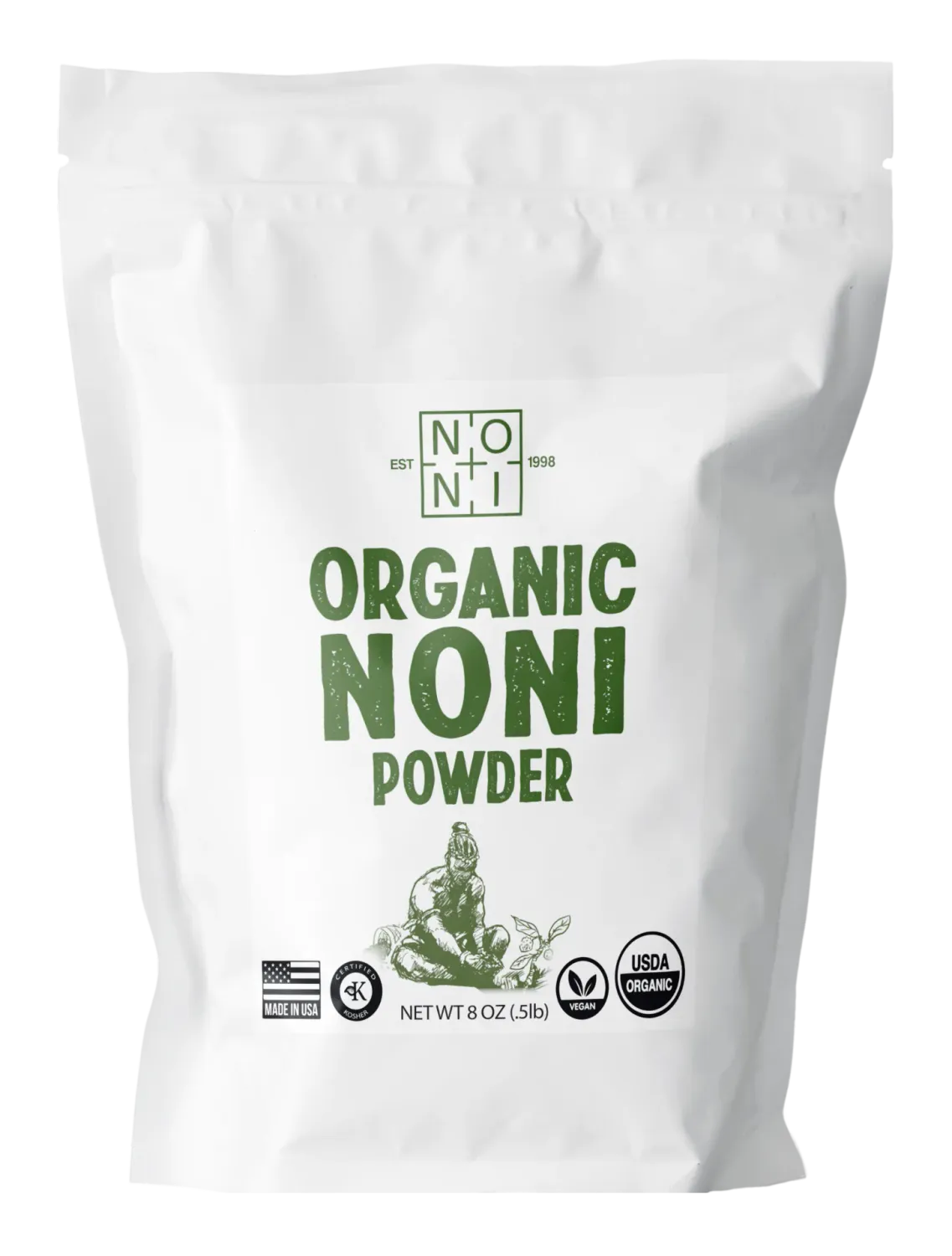 Noni, Healing Noni, Organic Hawaiian Noni Powder (8 Oz.)