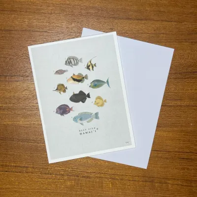 Card, Any Occasion, Lauren Trangmar, Reef Fish