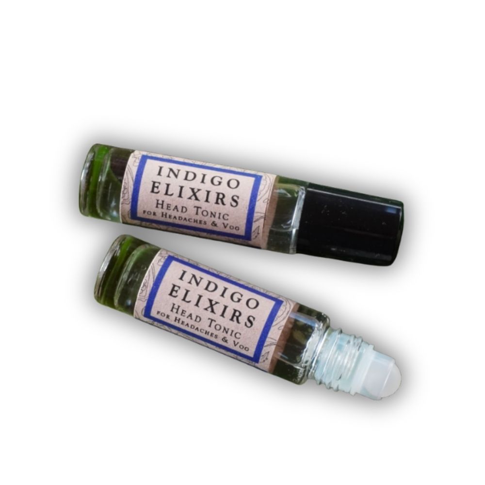 Oil Roller, Indigo Elixirs, Head Tonic (0.3 Oz.)