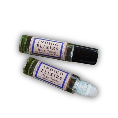 Oil Roller, Indigo Elixirs, Head Tonic (0.3 Oz.)