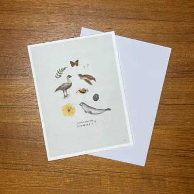 Card, Any Occasion, Lauren Trangmar, Native Species