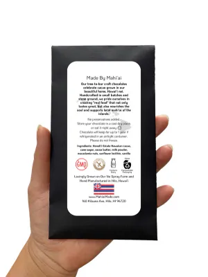 Chocolate Bar, Mahiʻai Made, 55% Dark Milk Macadamia Nut (1.8 Oz.)