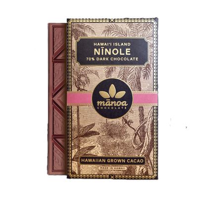 Chocolate Bar, Mānoa Chocolate Co., Nīnole 70% Dark (2 oz.)