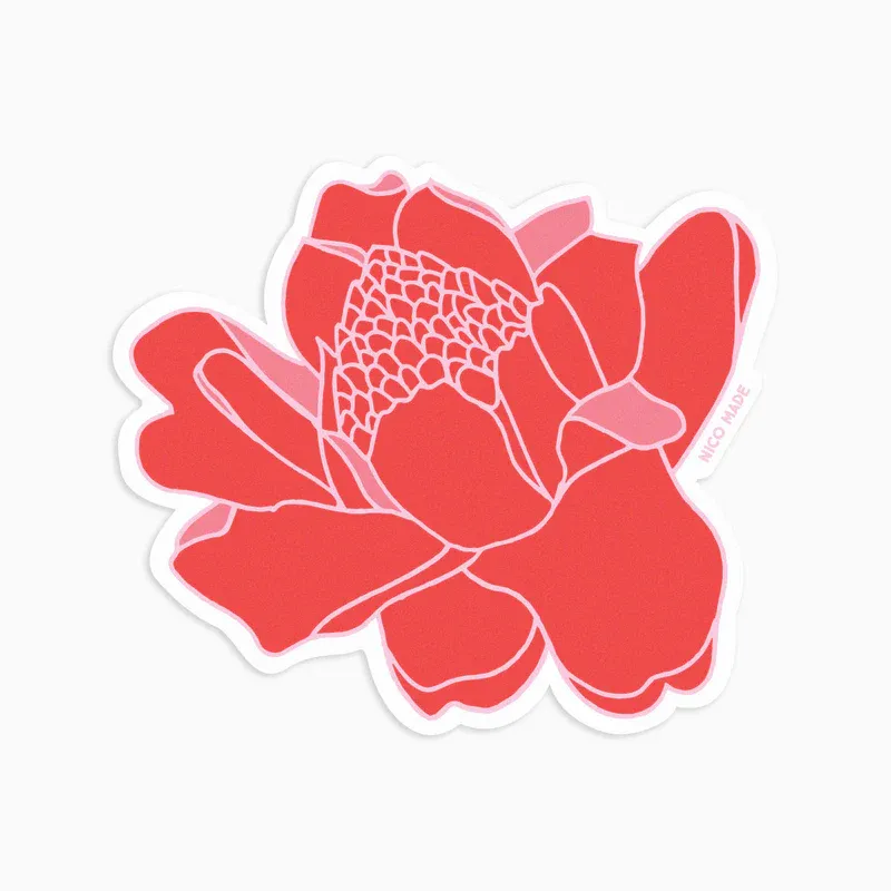 Sticker, Nico Made, Torch Ginger
