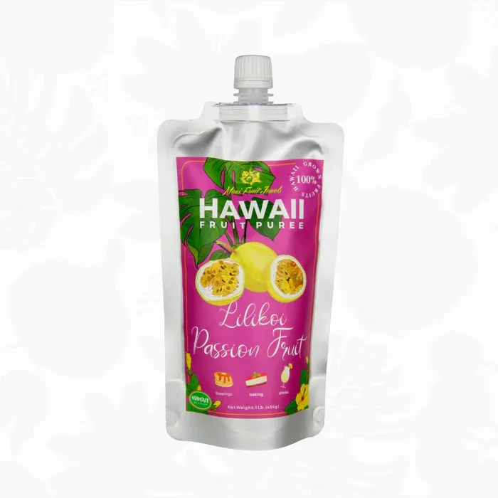 Fruit Puree, Maui Fruit Jewels, Lilikoʻi (1 Lb.)