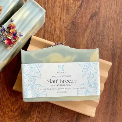Kula Essentials, Maui Breeze Goat Milk Soap (4.5oz)