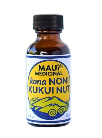 Body Oil, Maui Medicinal Herbs, Noni Kukui Nut Oil (1 Oz.)