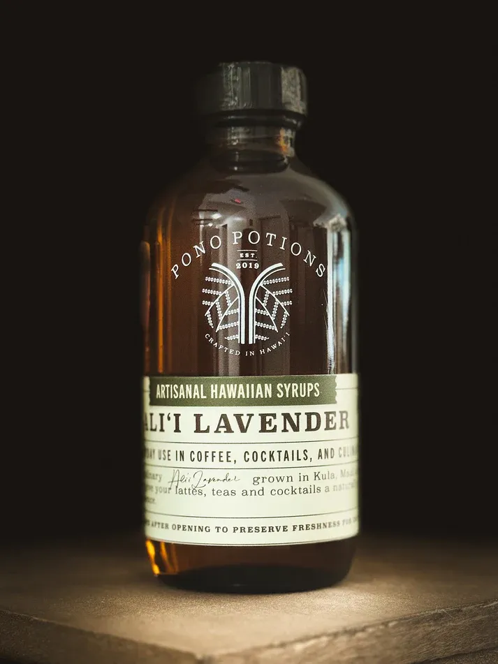Syrup, Pono Potions, Aliʻi Lavender (8.5 Oz.)