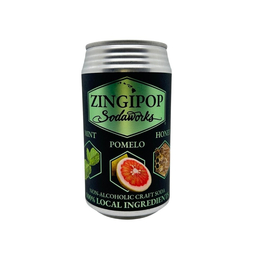 Soda, Zingipop Sodaworks, Pomelo Mint (12 Oz.)