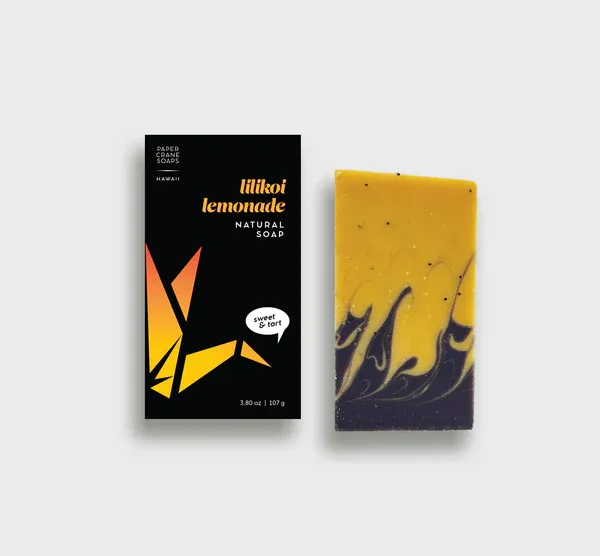 Soap, Paper Crane Soaps, Lilikoʻi Lemonade (3.8 Oz.)