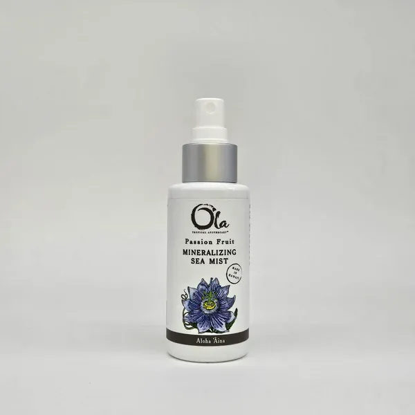 Fragrance, Ola Tropical Apothecary, Body Mist - Passion Fruit Mineralizing Sea Mist (3.4 Oz.)
