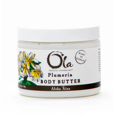Body Butter, Ola Tropical Apothecary, Plumeria (2 Oz.)
