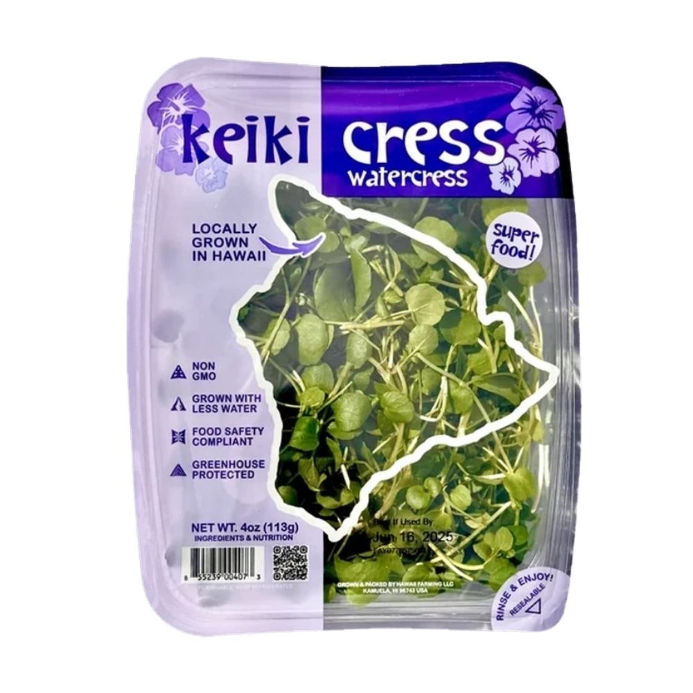 Watercress, Keiki Cress (4 Oz.)