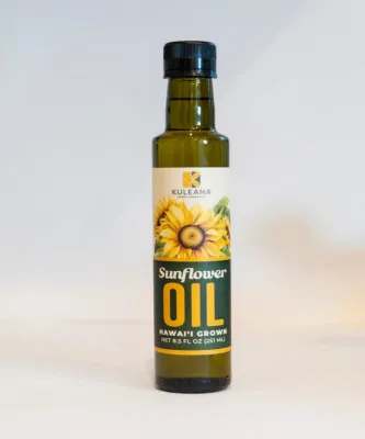 Oil, Kuleana Hawaiʻi Grown Oils, Sunflower Oil (8.5 Oz.)