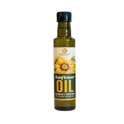 Oil, Kuleana Hawaiʻi Grown Oils, Sunflower Oil (8.5 Oz.)