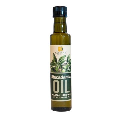Oil, Kuleana Hawaiʻi Grown Oils, Macadamia Nut Oil (8.5 Oz.)