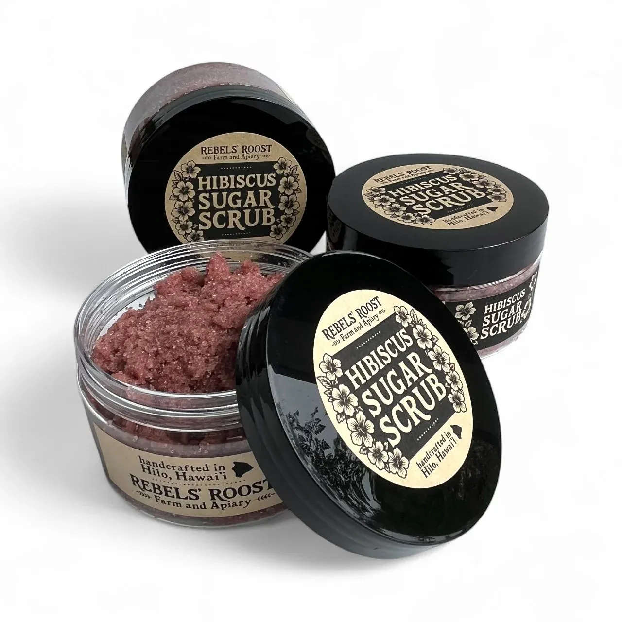 Body Scrub, Rebels' Roost, Hibiscus (10 Oz.)