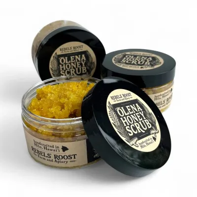 Body Scrub, Rebels' Roost, ʻŌlena (10 Oz.)
