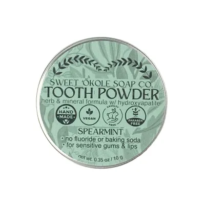 Tooth Powder, Sweet ʻŌkole Soap Co, Spearmint Herb (10 g.)