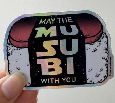 Sticker, May the Musubi With You (Candice Doodles)