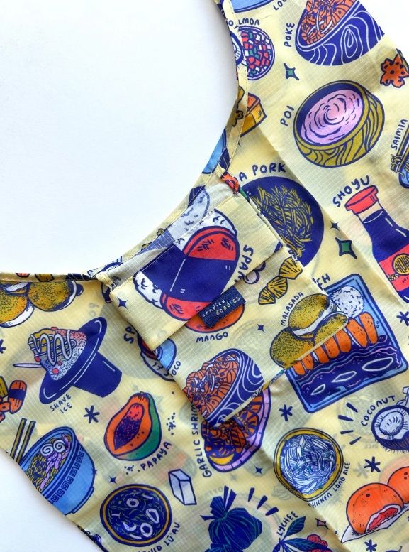 Candice Doodles, Tote Bag, Hawaiʻi Food