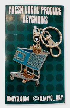Keychain, Fresh/Local Produce (B. Miyo Art)