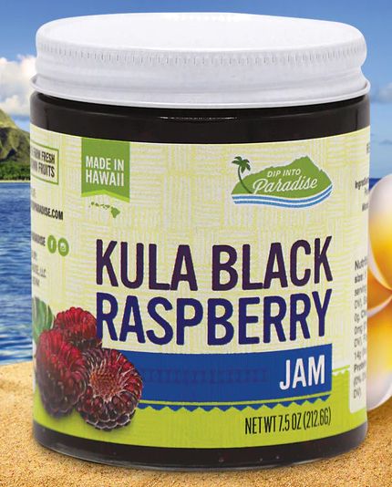 Dip Into Paradise, Kula Black Raspberry Jam (7.5 Oz.)