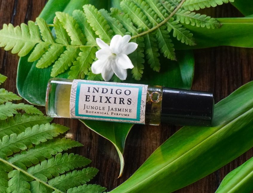 Indigo Elixirs, Jungle Jasmine Perfume Roller (0.3 Oz.)