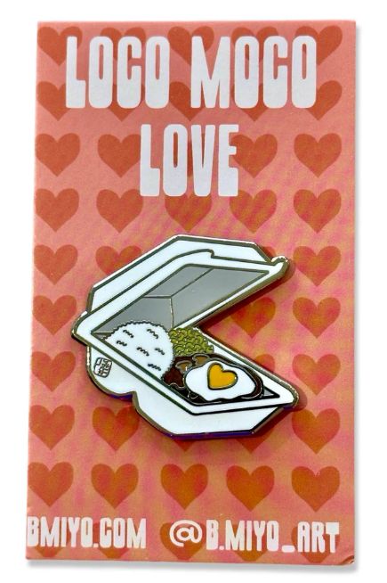 Pin, Loco Moco Love (B. Miyo Art)