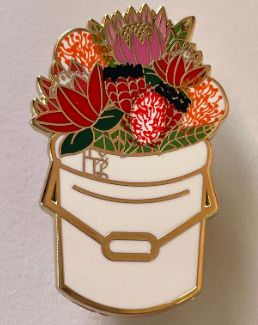 Pin, Protea Bucket (B. Miyo Art)