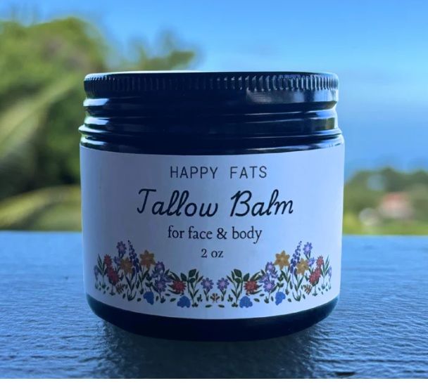 Happy Fats, Original Lavender and Frankincense Tallow Balm (2oz)