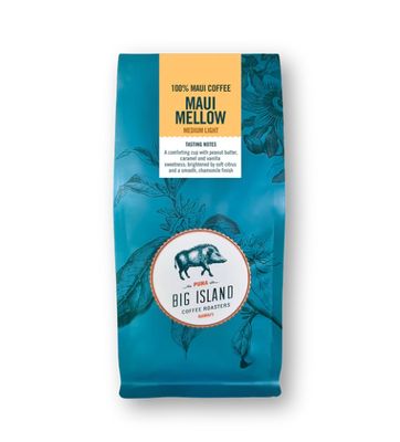 Big Island Coffee Roasters, Maui Mellow Medium Light Roast Whole Bean Coffee (7 Oz.)