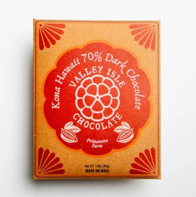 Valley Isle Chocolate, Kona 70% Dark Chocolate (1.4 Oz.)