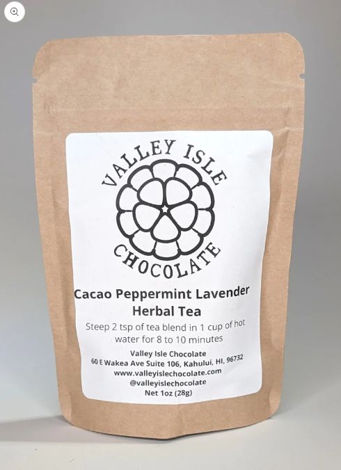 Valley Isle Chocolate, Cacao Peppermint Lavender Tea (1 oz)