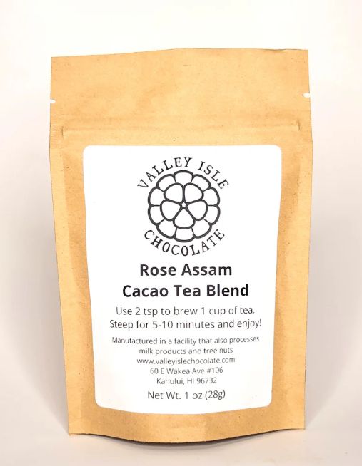 Valley Isle Chocolate, Rose Assam Cacao Tea (1 oz)