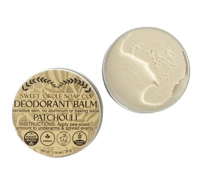 Sweet ʻŌkole Soap Co, Natural Deodorant, Patchouli (33 g.)