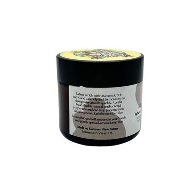 Balm, Summer View Farms, Whipped Tallow Infused with Vanilla Bean (2 Oz.)