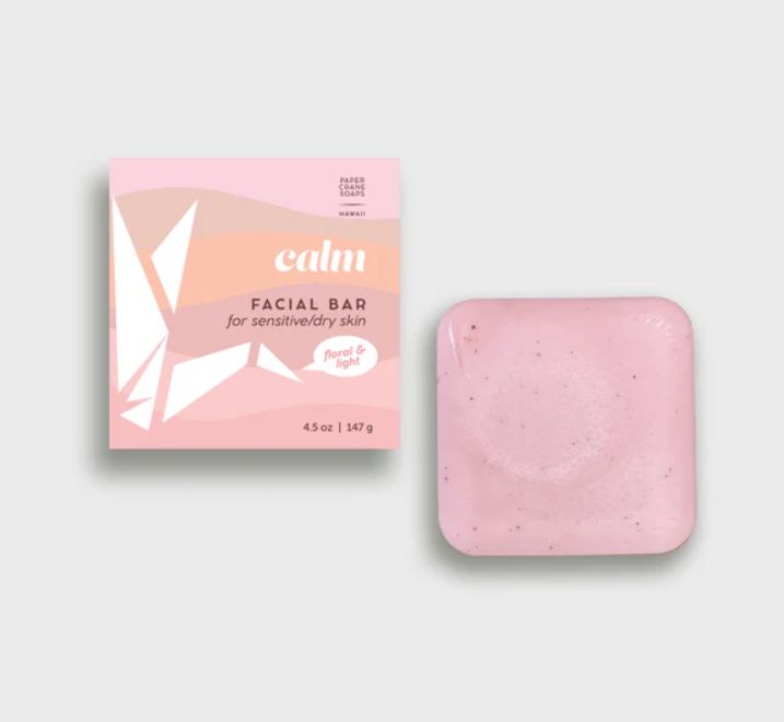 Cleanser, Paper Crane Soaps, Calm Facial Bar (4.5 Oz.)