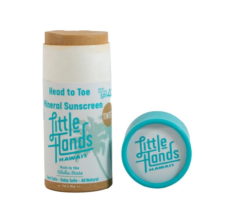 Sun Care, Little Hands Hawaiʻi, Sunscreen Stick SPF 35+, Tinted (3 Oz.)
