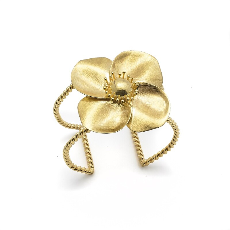 Single Poppy Cuff