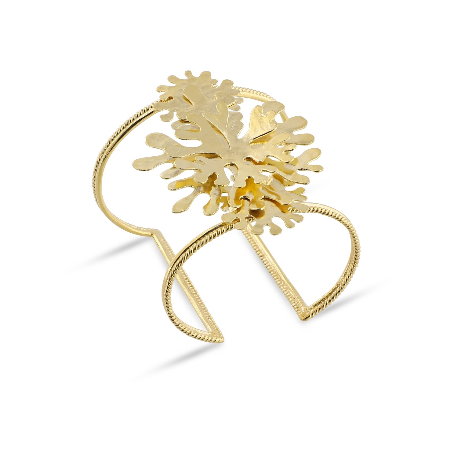 Coral Flower Cuff